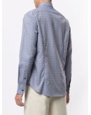 herringbone print shirt