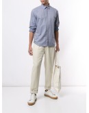 herringbone print shirt
