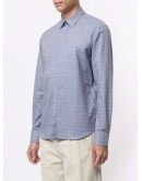 herringbone print shirt
