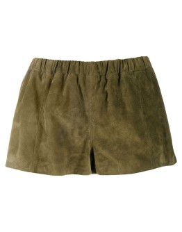suede mini shorts