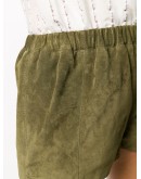 suede mini shorts