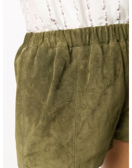 suede mini shorts