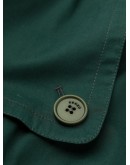 bi-colour belted trench coat
