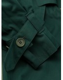 bi-colour belted trench coat