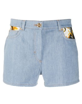 baroque pattern detail shorts