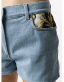 baroque pattern detail shorts