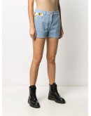 baroque pattern detail shorts