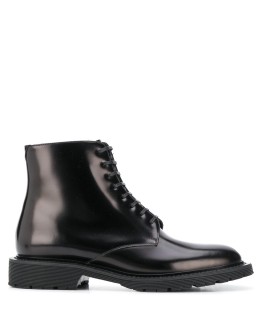 Army lace-up boots