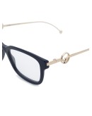 FF rectangular frame glasses
