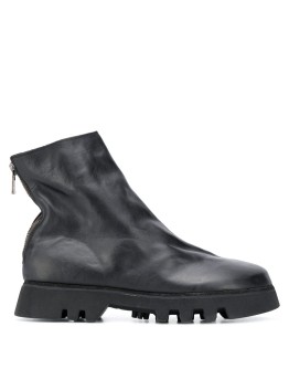 rear-zip ankle boots