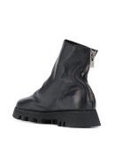rear-zip ankle boots