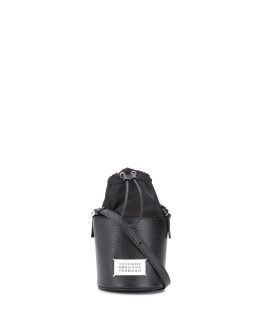 number logo bucket bag
