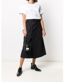 number logo bucket bag