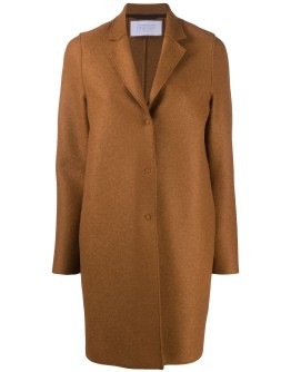 single-breasted wool coat