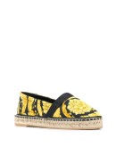 Baroque print espadrilles