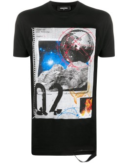 graphic print T-shirt