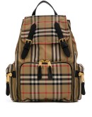 Vintage check backpack