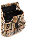 Vintage check backpack
