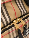 Vintage check backpack