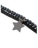beaded double-cord necklace
