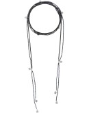 beaded double-cord necklace