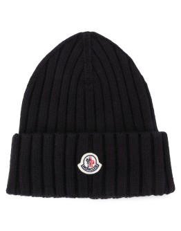 ribbed logo patch hat