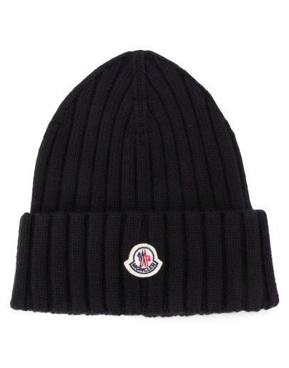 ribbed logo patch hat