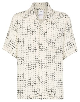 Free Edge Lattice print shirt