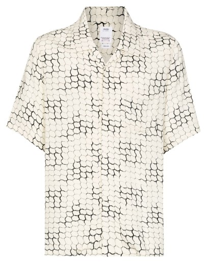 Free Edge Lattice print shirt