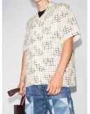 Free Edge Lattice print shirt