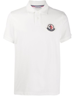 logo patch polo shirt