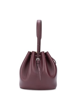 drawstring-fastening bucket bag