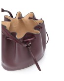drawstring-fastening bucket bag