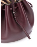 drawstring-fastening bucket bag