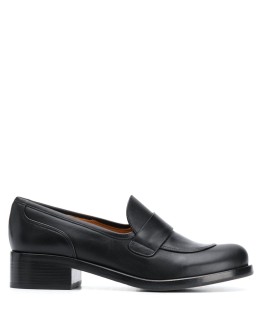 slip-on round toe loafers
