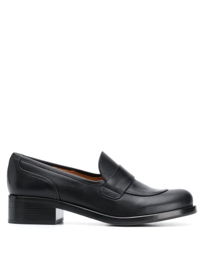 slip-on round toe loafers