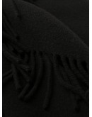 scarf wrapped padded coat