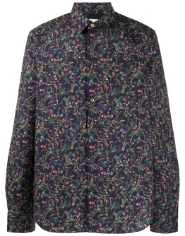 floral print long sleeved shirt