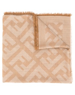 Double F logo scarf