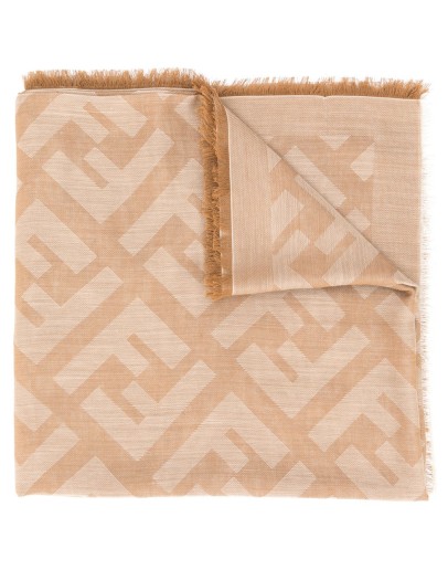 Double F logo scarf
