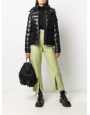 logo patch puffer jacket