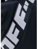 logo-strap backpack