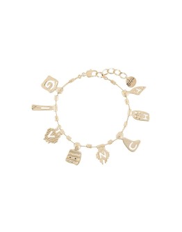 logo pendant bracelet