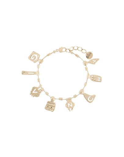 logo pendant bracelet