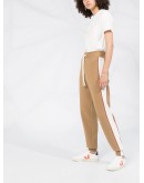 double-face knit track trousers