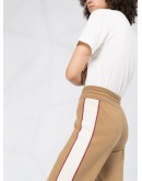 double-face knit track trousers