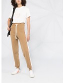 double-face knit track trousers