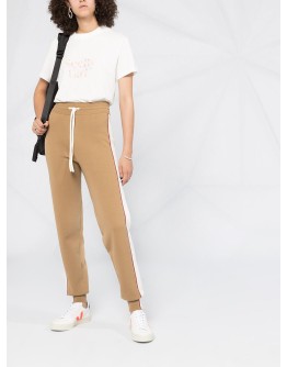 double-face knit track trousers