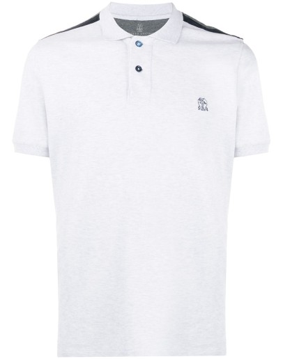 embroidered logo polo shirt