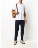 embroidered logo polo shirt